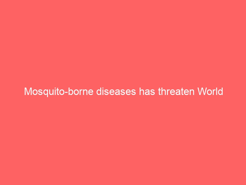 Mosquito-borne diseases has threaten World
